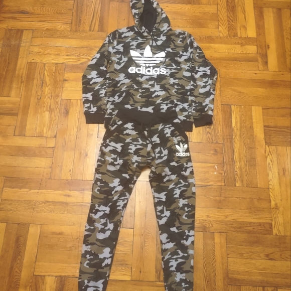 adidas Other - Great Condition!! Cool Camouflage Adidas women sweatsuit